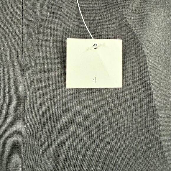 BANANA REPUBLIC Skirt SZ 4 100% Silk Black Knee Length Classic Work Holiday NWT - Picture 4 of 12